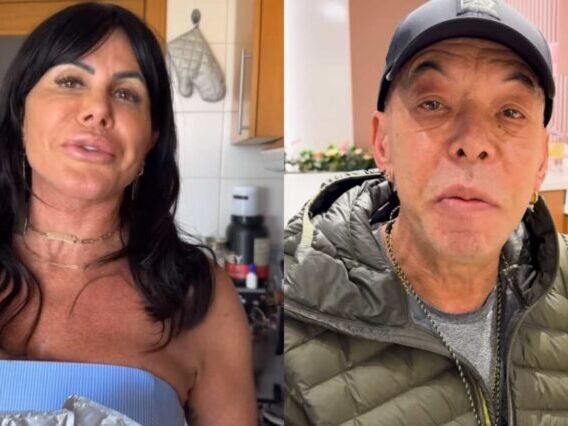 Gretchen e o ex-marido, Chrystian, que faleceu na última semana - Foto: Instagram