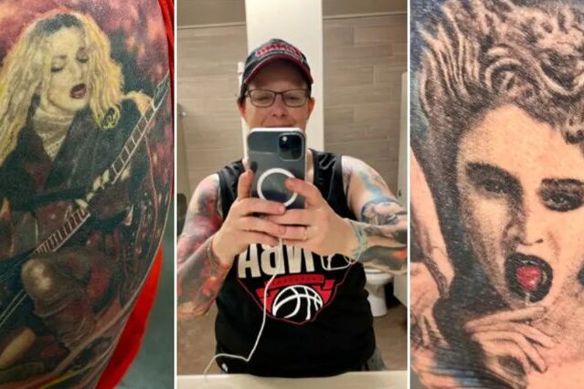 Mulher quebra recorde mundial ao tatuar Madonna 18 vezes no próprio corpo