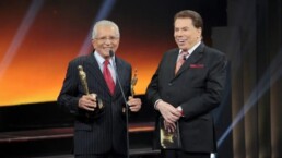 Carlos Alberto de Nóbrega e Silvio Santos - Foto: SBT