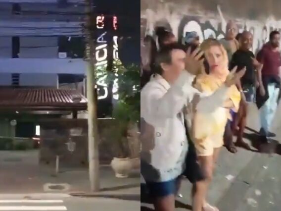 Homem arma flagra no motel e reúne público para esperar esposa na rua - Foto: Twitter