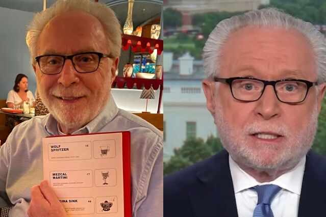 Wolf Blitzer entrou bêbado na CNN para falar sobre a desistência de Joe Biden - Foto: Instagram @wolfblitzer