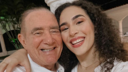 Lívian e Renato Aragão - Foto: Reprodução / Instagram @livianaragao