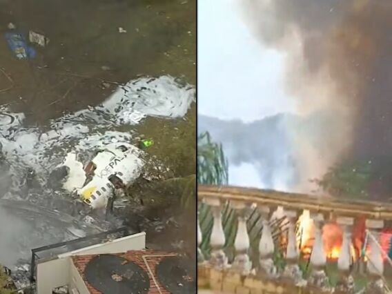 Acidente de avião em Vinhedo chocou o Brasil - Foto: Record / Twitter