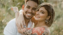 Isabel Veloso e o marido - Foto: Instagram @isabelvelosoo