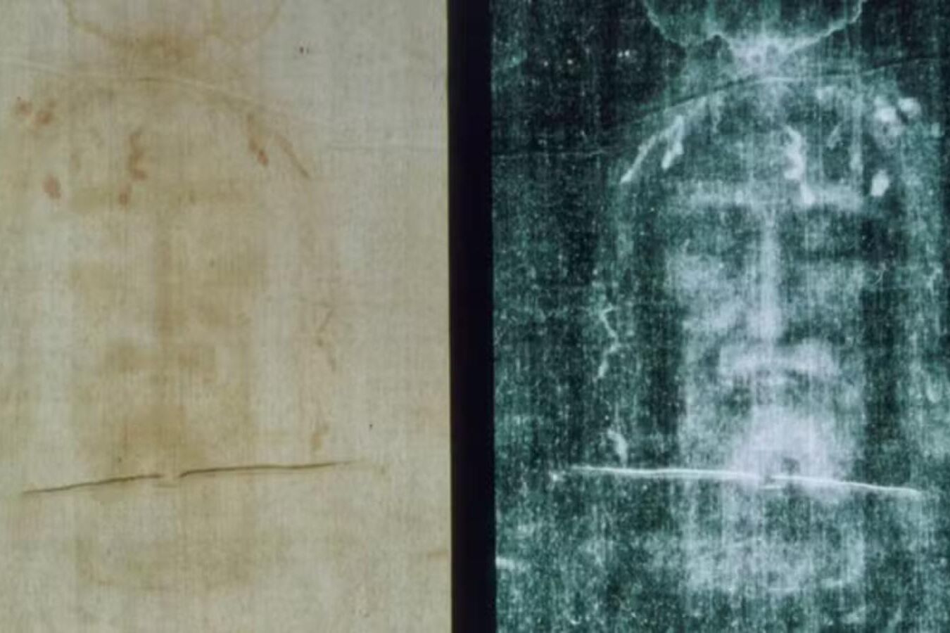 O Santo Sudário, também conhecido como Sudário de Turim - Foto: Domínio público