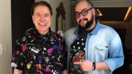 Silvio Santos e o neto, Tiago Abravanel - Foto: Instagram @tiagoabravanel