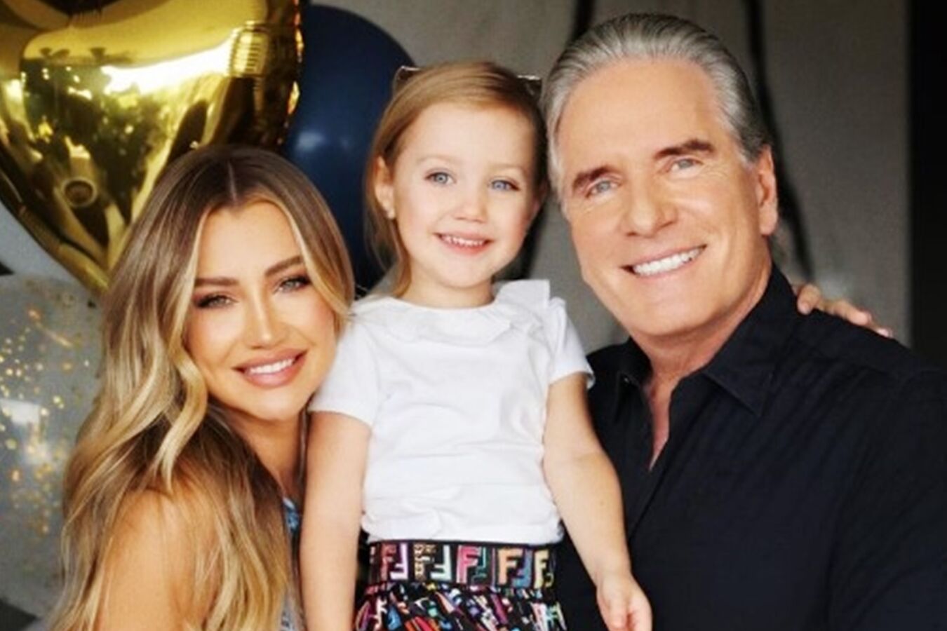 Ana Paula Siebert, Roberto Justus e Vicky, filha do casal - Foto: Reprodução / Instagram @anapaulasiebert