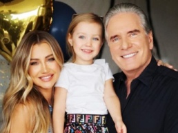 Ana Paula Siebert, Roberto Justus e Vicky, filha do casal - Foto: Reprodução / Instagram @anapaulasiebert