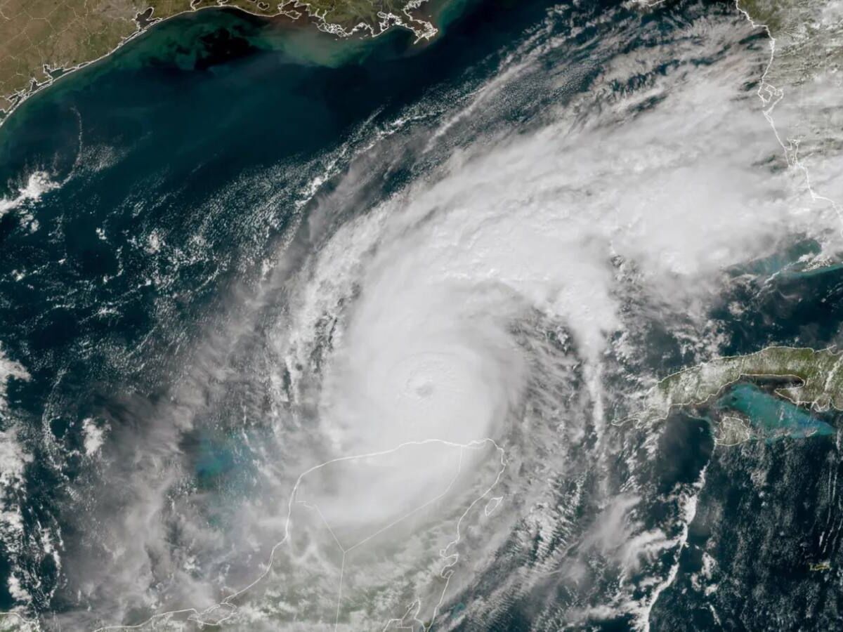 Furacão Milton agora se move em direção a Flórida - Foto: NASA
