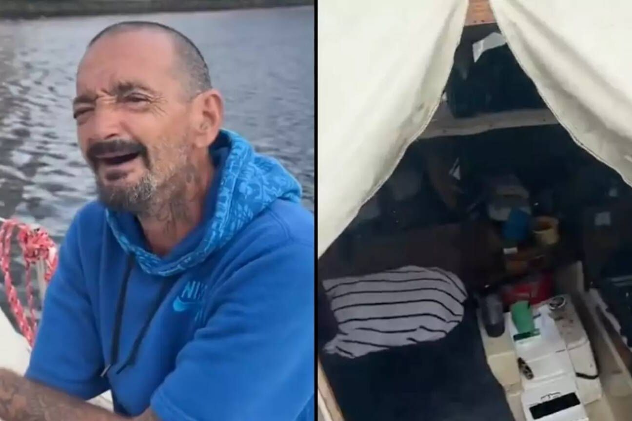Cidadão floridense explica motivo de não abandonar barco durante passagem do furacão Milton