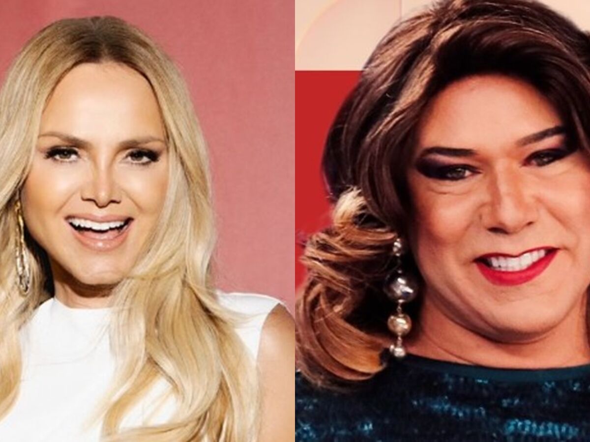 Eliana e Tiago Barnabé como Narcisa - Foto: Reprodução / Instagram @whagnerduarte @eliana @tiagobarnabe