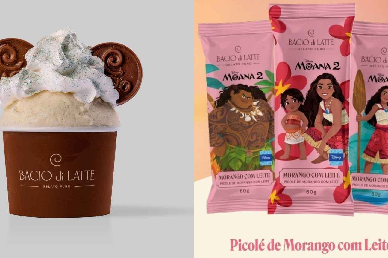 Bacio di Latte lança Picolé Moana 2 em parceria com a Disney e participa da D23 no Brasil