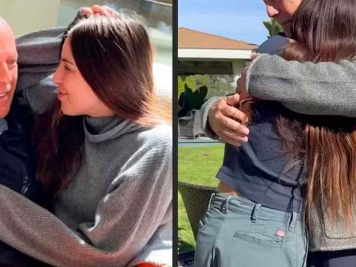 Filha de Bruce Willis emociona fãs ao compartilhar vídeo com o pai