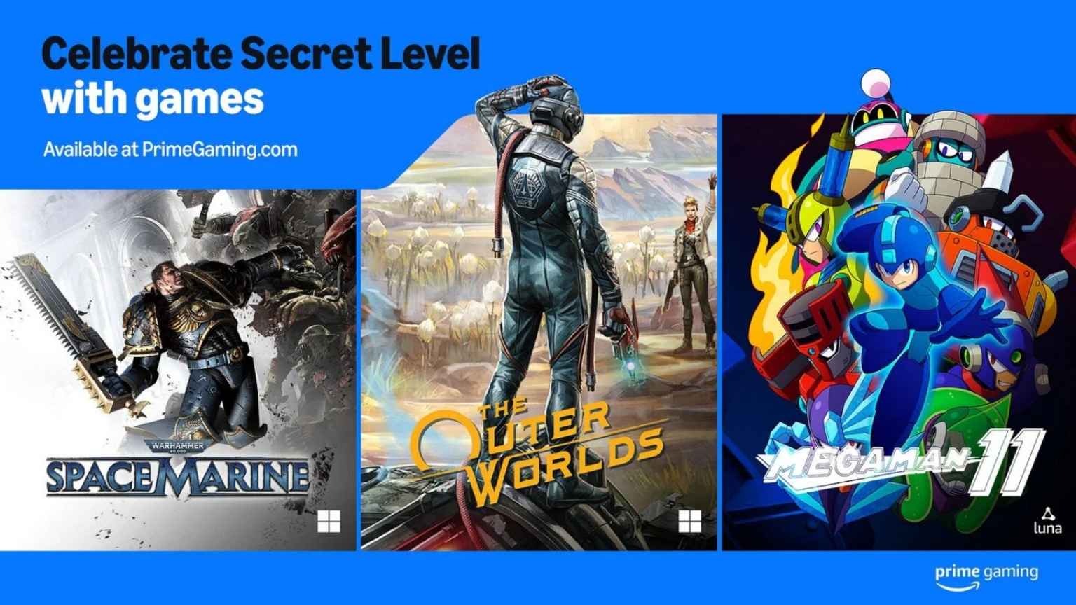 Prime Gaming adiciona 10 novos jogos gratuitos em dezembro com a estreia de Secret Level