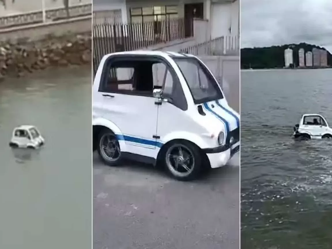 Mecânico não consegue recuperar carro anfíbio apreendido em São Vicente