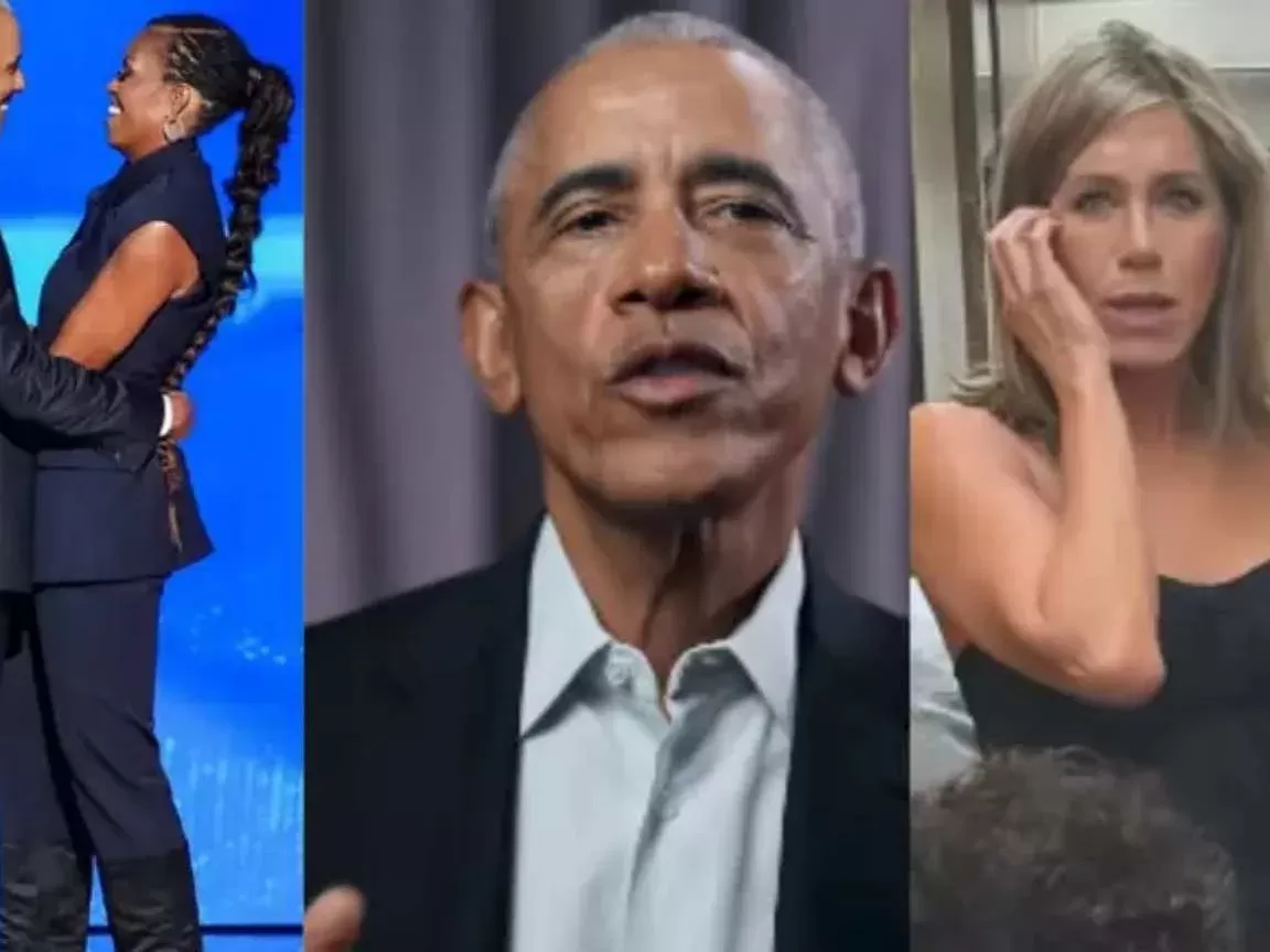 Michelle e Barack Obama são alvo de rumores de separação com suposto envolvimento com Jennifer Aniston