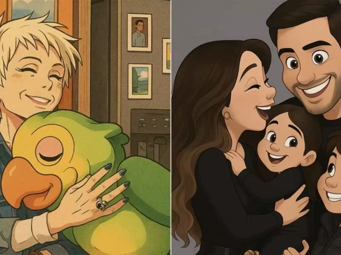 Famosos aderem à trend de versões em anime com IA; veja