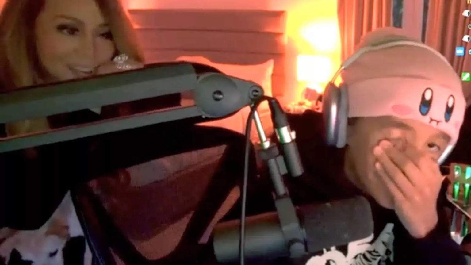 Mariah Carey invade live do filho e gera momento hilário (e embaraçoso) no Twitch