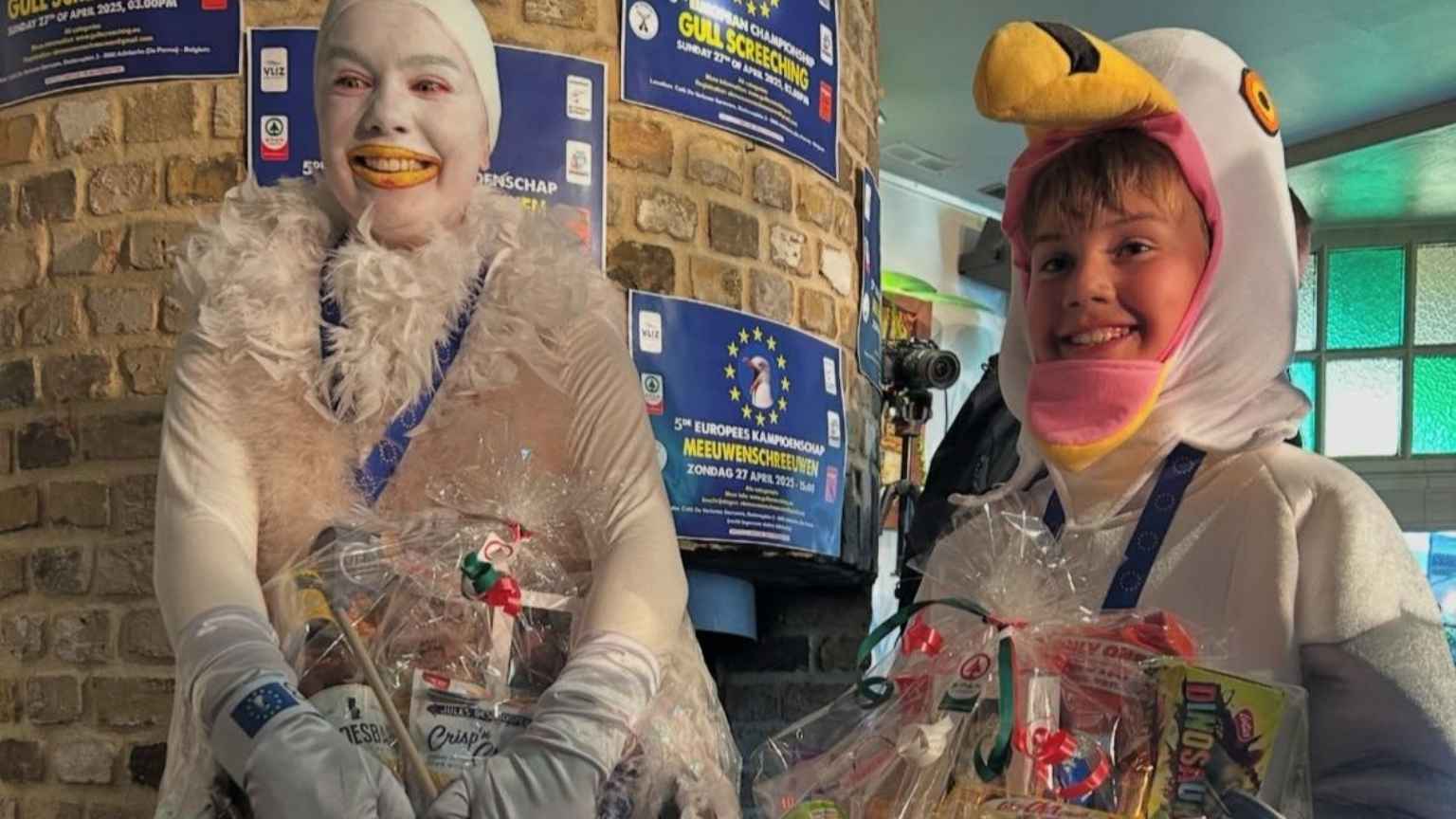 Campeonato de Gritos de Gaivota reúne 60 competidores na Bélgica e premia melhores imitações