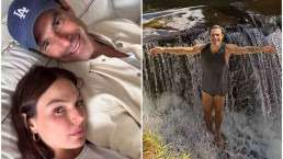 Isis Valverde e Marcus Buaiz curtem fim de semana apaixonado em Minas Gerais