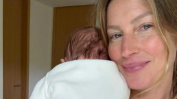 Gisele Bündchen celebra nova fase da maternidade ao lado de Joaquim Valente: 'Gratidão'