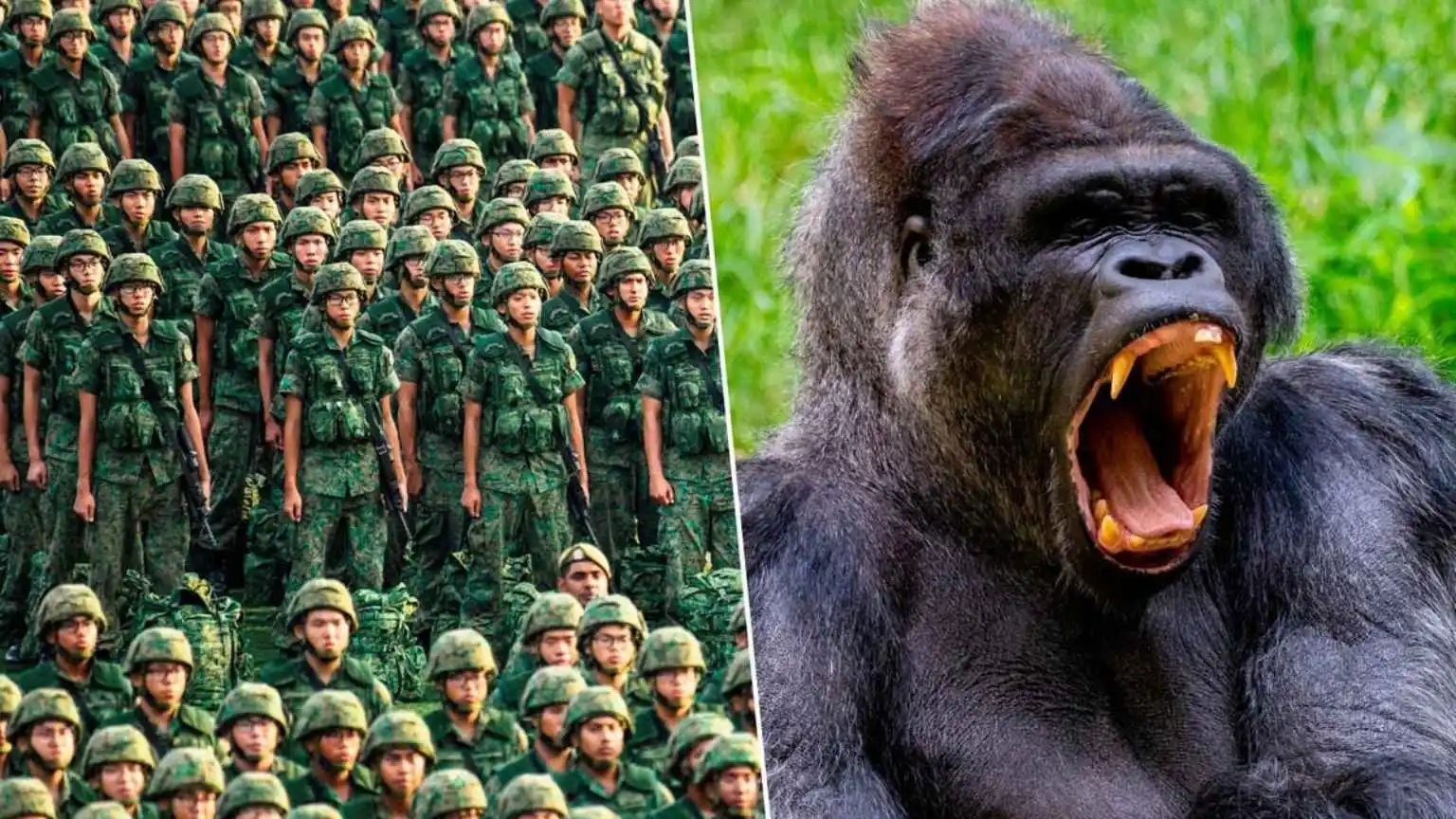 Gorila vs. 100 homens: o meme viral que diz mais sobre nós do que parece