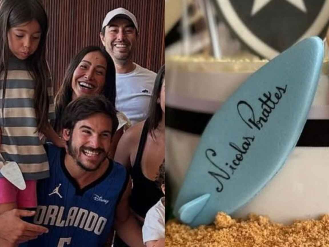 Nicolas Prattes comemora 28 anos com festa íntima ao lado de Sabrina Sato e família