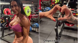 Gracyanne Barbosa brinca sobre novo amor e diverte fãs: 'Pelo menos os treinos não traem'