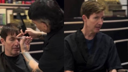 James Blunt surpreende em SP e corta o cabelo em salão: 'Tive a honra de recebê-lo', diz profissional