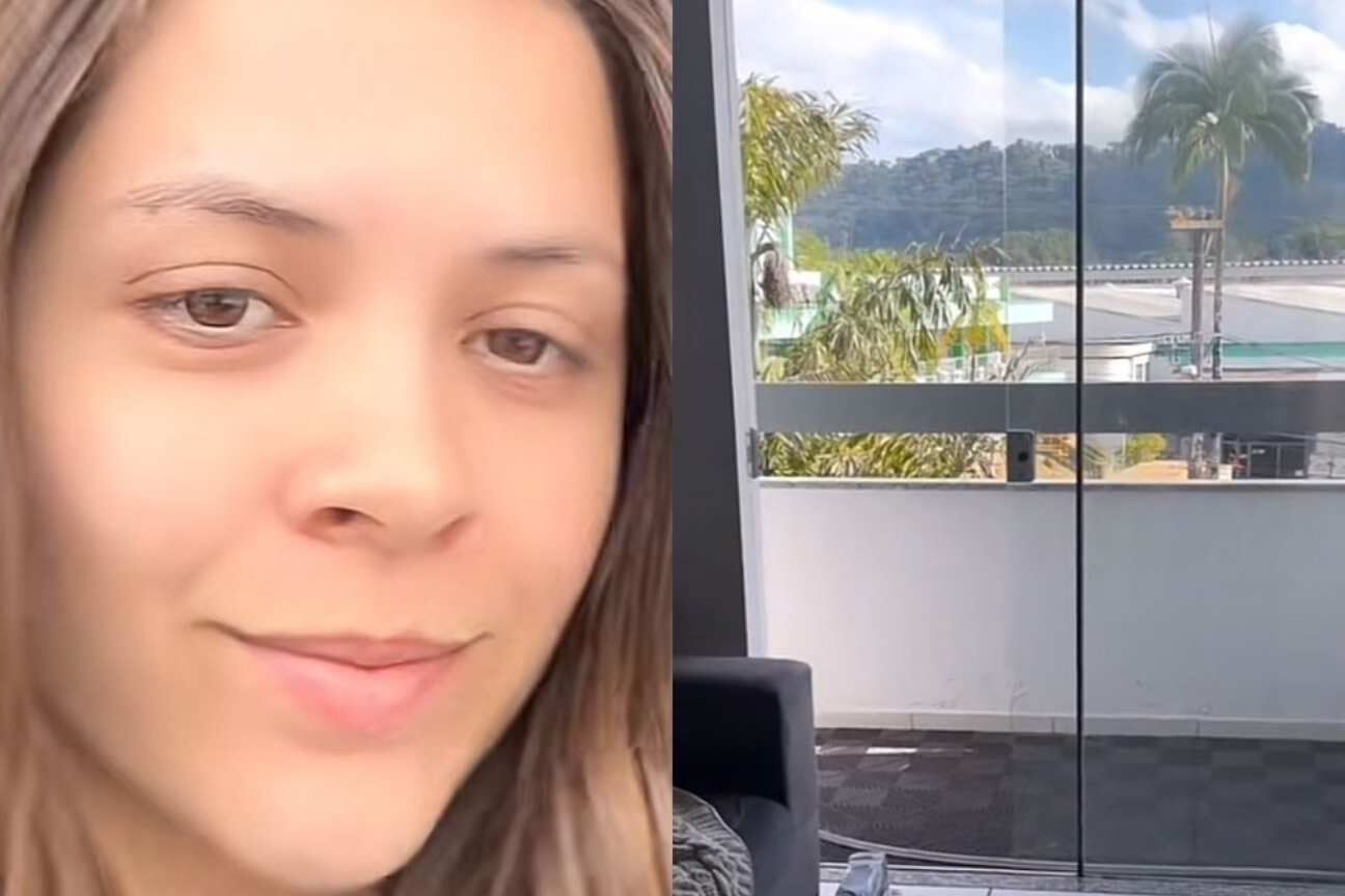 Empreendedora viraliza ao transformar varanda em quarto da filha para usar cômodo como estoque