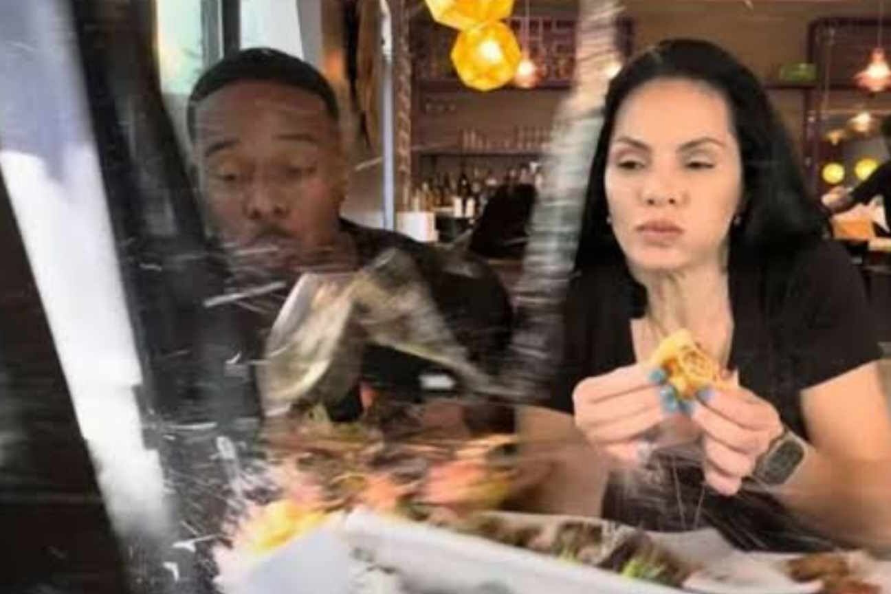 Influenciadores são atingidos por carro dentro de restaurante; vídeo do momento viraliza