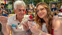 Virginia Fonseca cumpre promessa e leva fã de 81 anos para passear em Holambra