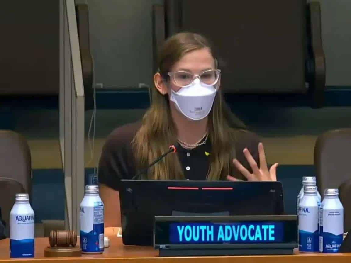 Filha de Ben Affleck e Jennifer Garner discursa na ONU por obrigatoriedade de máscaras pós-covid