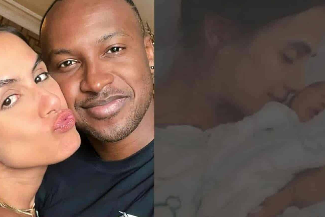 Carol Peixinho e Thiaguinho mostram nova foto do filho: 'Muito amor'