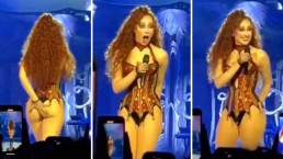 Chappell Roan se assusta com o próprio bumbum em show; veja