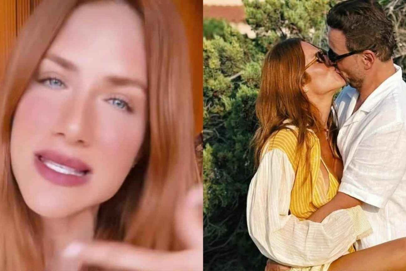 Giovanna Ewbank explica polêmica foto beijando o amigo Léo Fuchs
