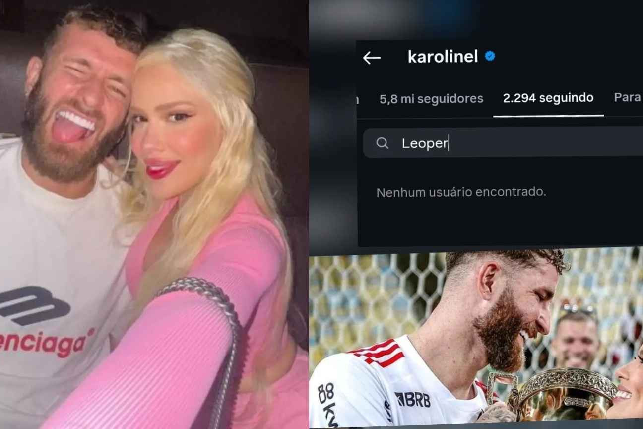 Karoline Lima deixa de seguir Léo Pereira após fim do namoro