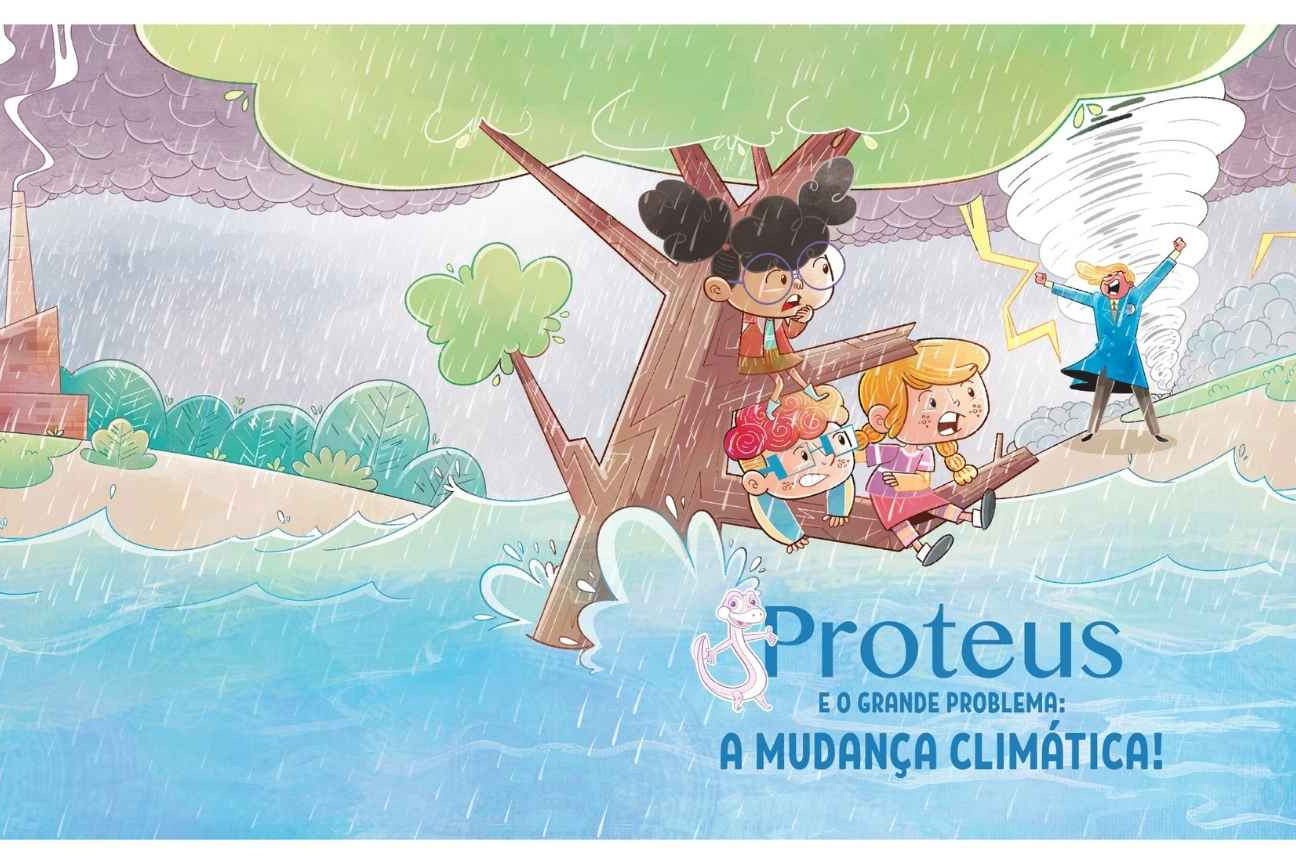 Dos criadores de 'Galinha Pintadinha', 'Proteus' ensina sobre mudança climática