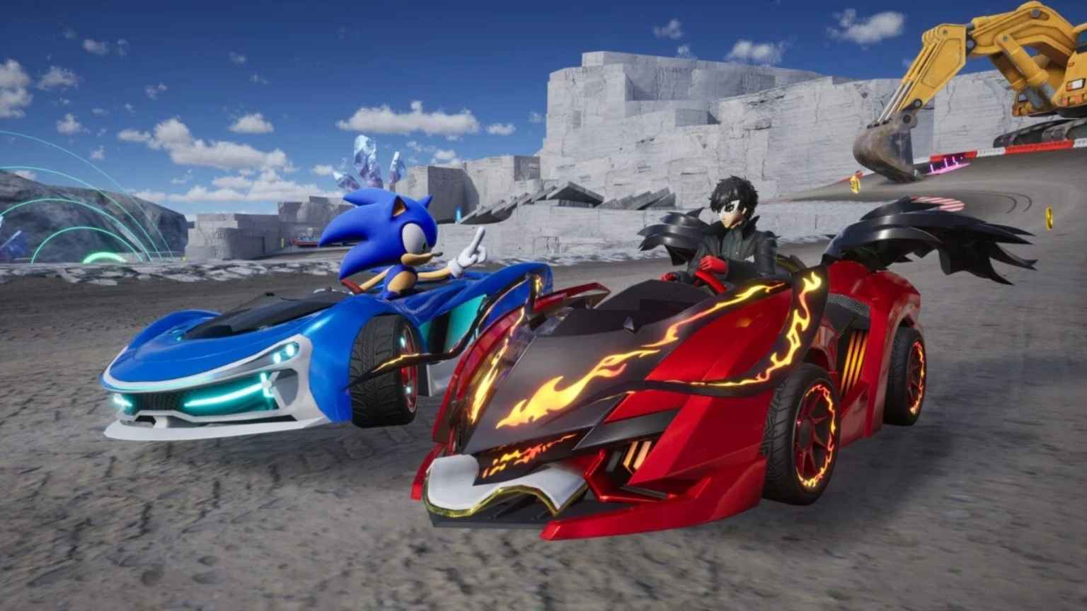 Joker, de Persona, chega hoje como DLC grátis em 'Sonic Racing: CrossWorlds'
