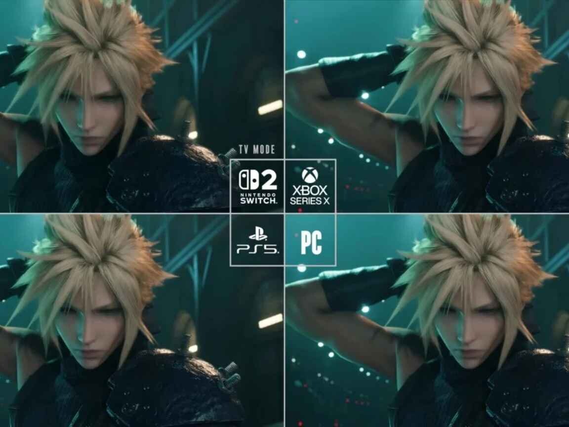 'Final Fantasy 7 Remake': Square Enix compara versão de Switch 2 com PS5 e Xbox em vídeo oficial