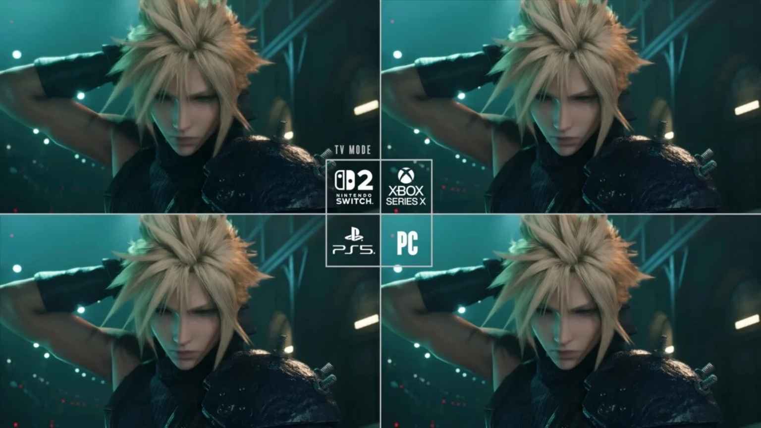 'Final Fantasy 7 Remake': Square Enix compara versão de Switch 2 com PS5 e Xbox em vídeo oficial