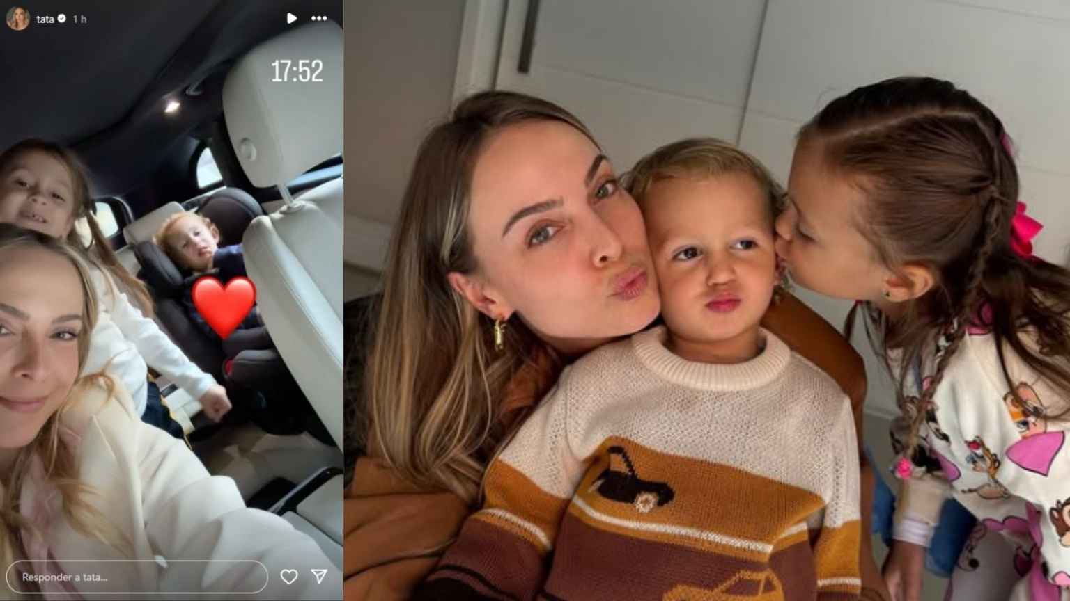 Tata Estaniecki posta primeira foto com os filhos após separação de Cocielo