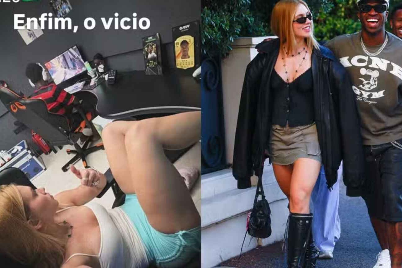 Virginia Fonseca brinca com 'vício' de Vini Jr. em videogame