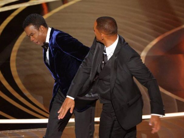 Will Smith deu um tapa na cara de Chris Rock no Oscar - Foto: Reprodução