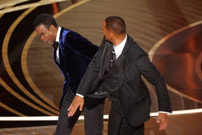 Will Smith deu um tapa na cara de Chris Rock no Oscar - Foto: Reprodução