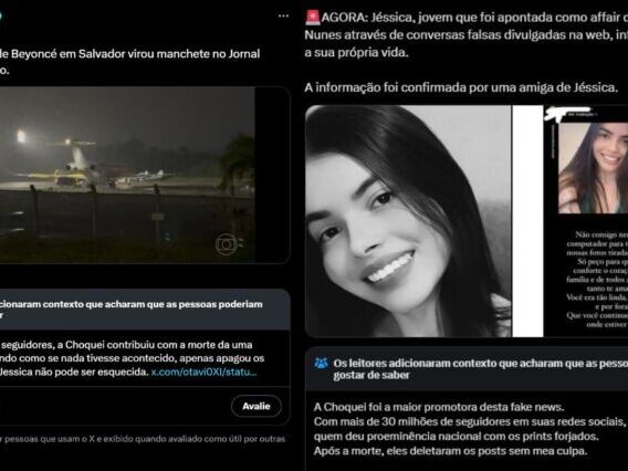Mulher alvo de fake news da Choquei se suicida após repercussão