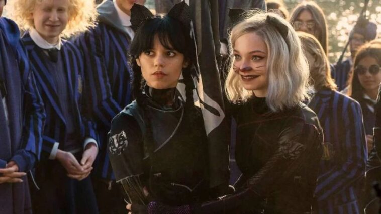 Jenna Ortega promete mais terror na 2ª temporada de Wandinha