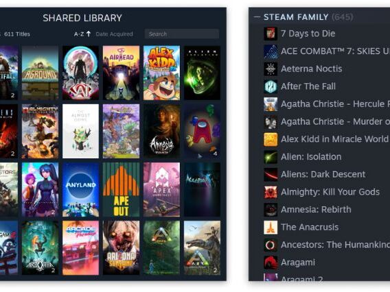 Famílias Steam é o novo recurso de compartilhamento de biblioteca