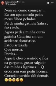 Foto: Reprodução / Instagram @lucianagimenez