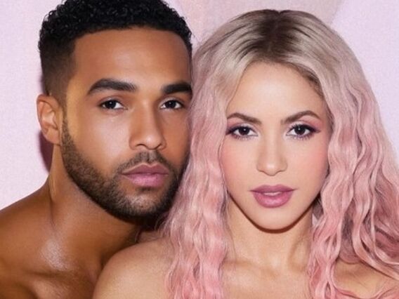 Lucien Laviscount e Shakira - Foto: Reprodução / Instagram @its_lucien